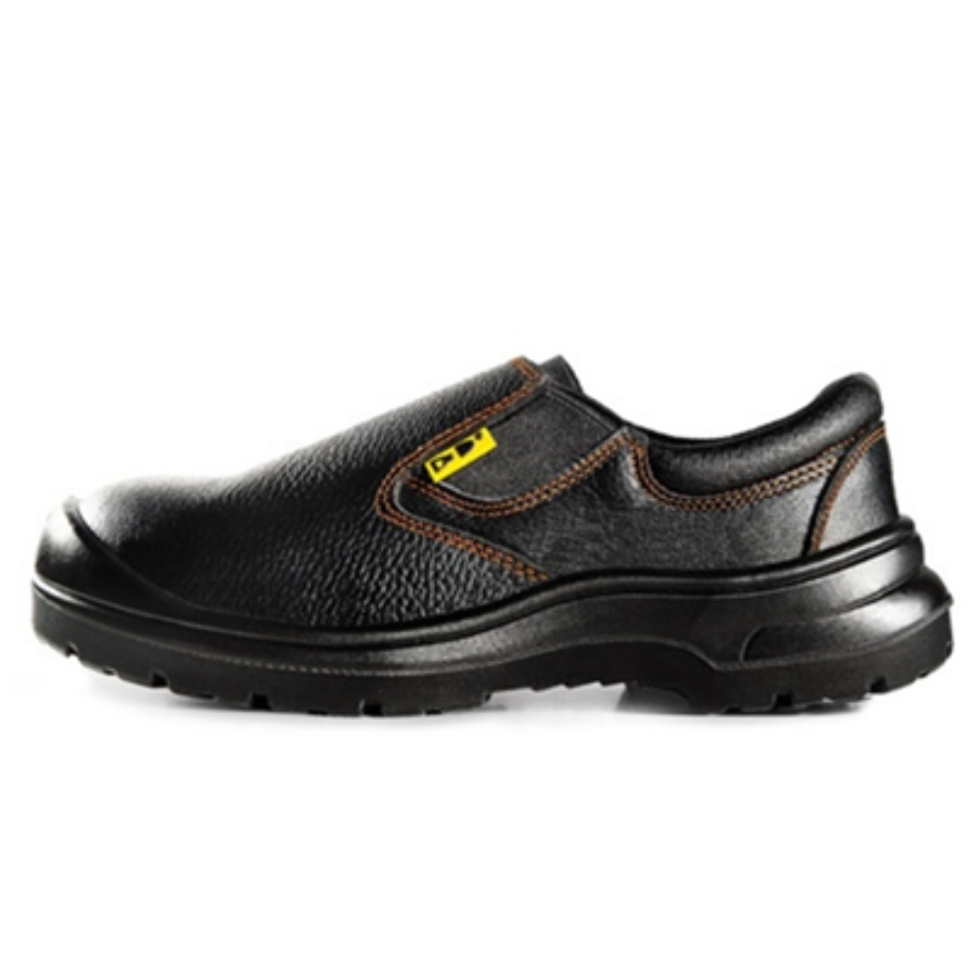 Durable safety footwear with protective toecap and slip‑resistant sole — secure fit and comfort in size 11.