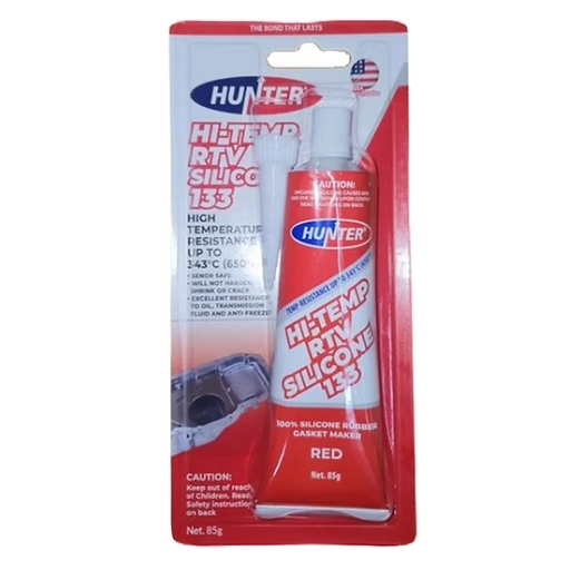 Hunter DIY 133 Hi-Temp Silicone Sealant (Red)