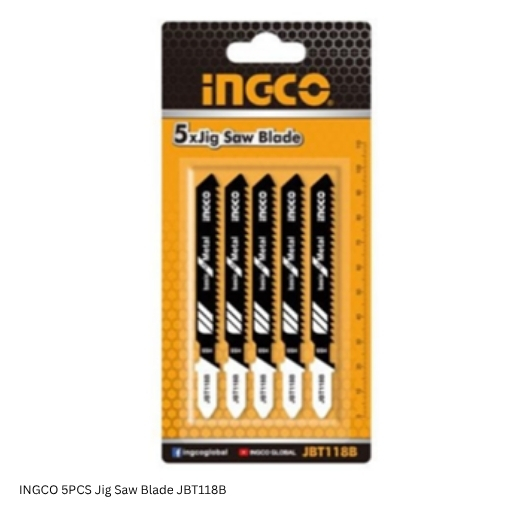 INGCO 5PCS Jig Saw Blade JBT118B