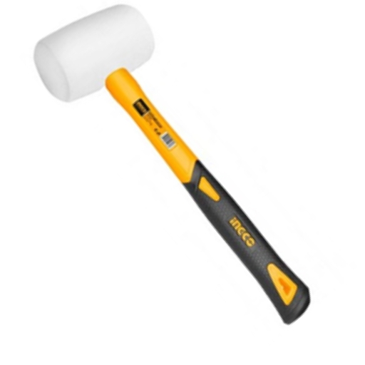 INGCO Rubber mallet Fiberglass Handle 8OZ