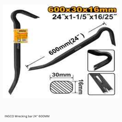 INGCO Wrecking bar 24'' 600MM