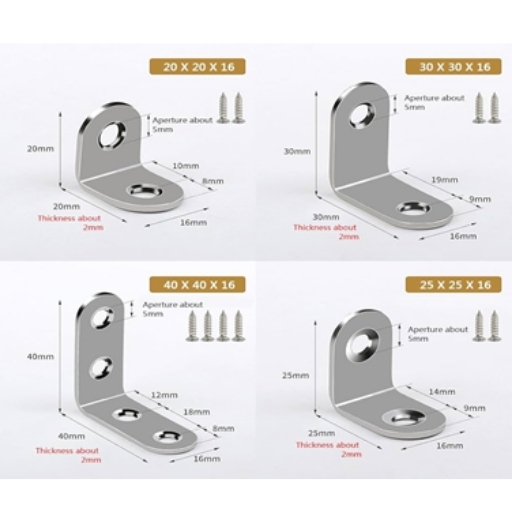 LBRACKET  30MM X 30MM X 2MM