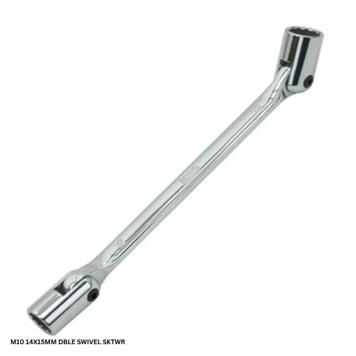 M10 14X15MM DBLE SWIVEL SKTWR