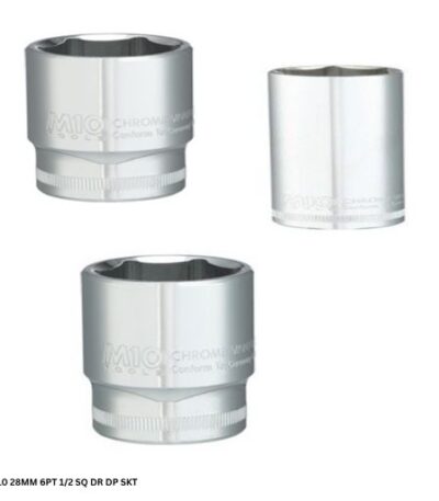 M10 28MM 6PT 1/2 SQ DR DP SKT