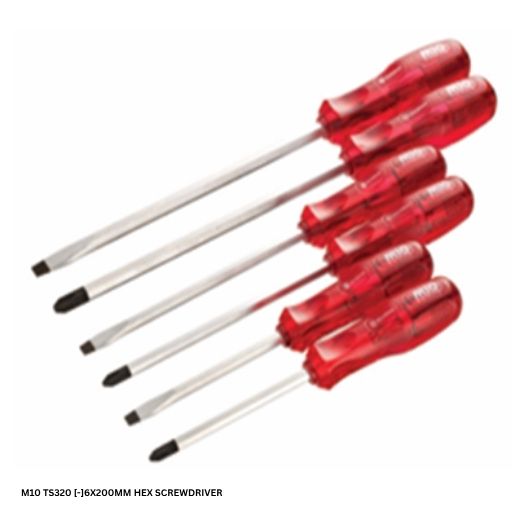 M10 TS320 [-]6X200MM HEX SCREWDRIVER