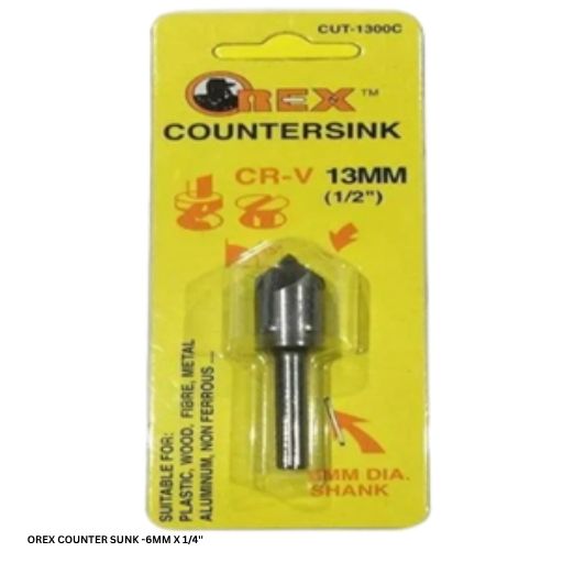OREX COUNTER SUNK -6MM X 1/4''